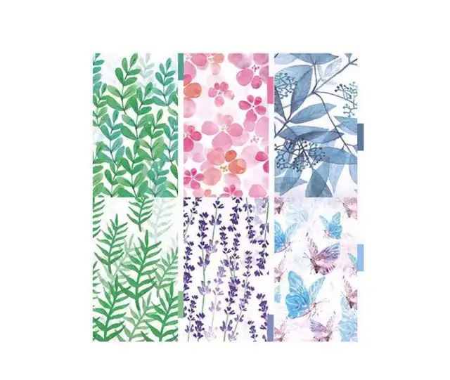 A5/A6/A7 Spiral Notebook Agenda Monthly Weekly Planner 45 Sheets Six Hole Standard Loose-Leaf Paper Office School Stationery Index page 6pcs