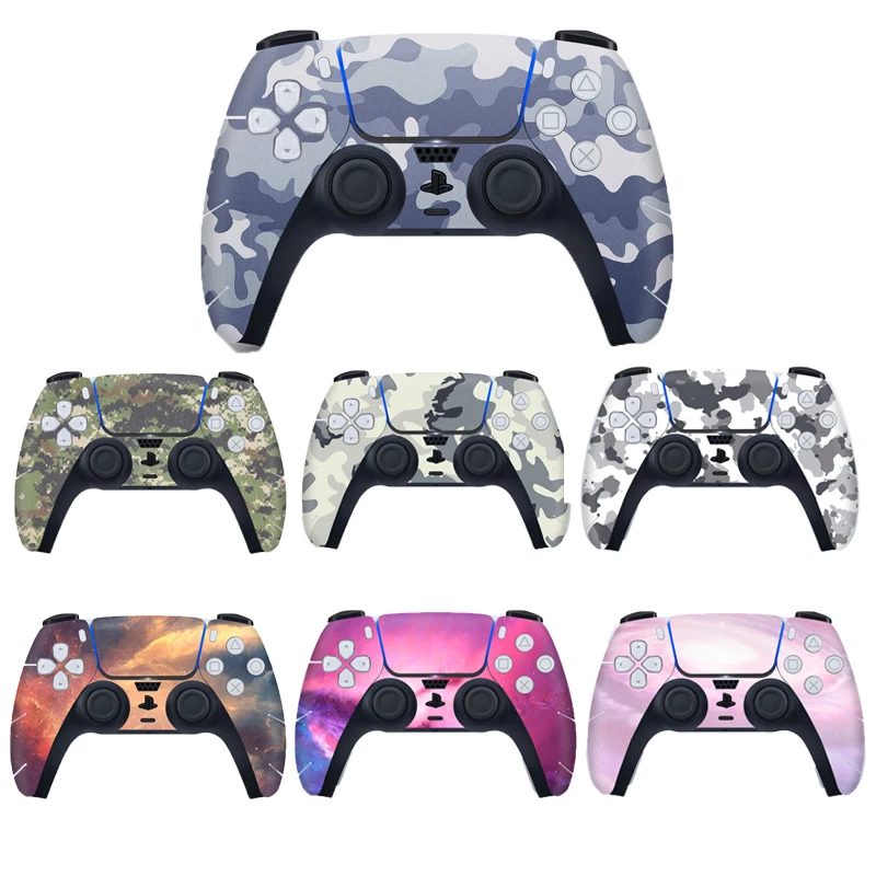 

Camouflage Protective Skin Sticker Decal Cover For PS5 Gamepad Joystick For SONY PlayStation 5 Controllers Control