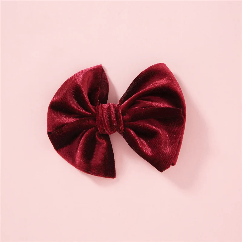 BalleenShiny Baby Pleuche Heairpins малыши бант заколки для волос Принцесса заколки аксессуары для волос 21 цвет для детей девочка подарки