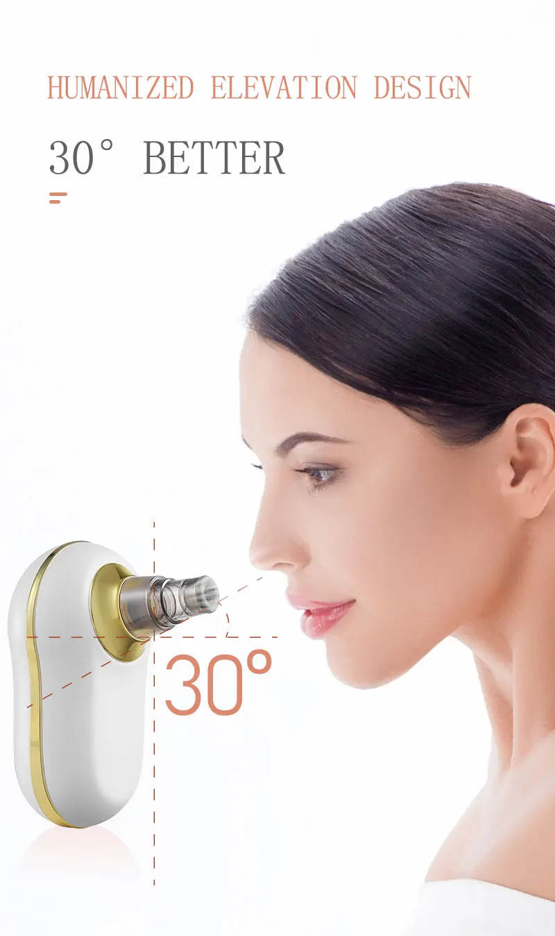 New Arrival Electric Acne Remover Point Noir Blackhead Vacuum Extractor Tool Black Spots Pore Cleaner Skin Care Facial Machine