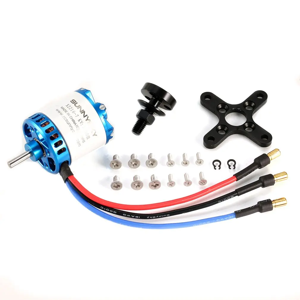 

SUNNYSKY X2216-III X2216 880KV/1400KV/950KV/1250KV/1100KV 3-4S Brushless Motor for FPV RC Racing Drone Airplane Fixed Wing Plane