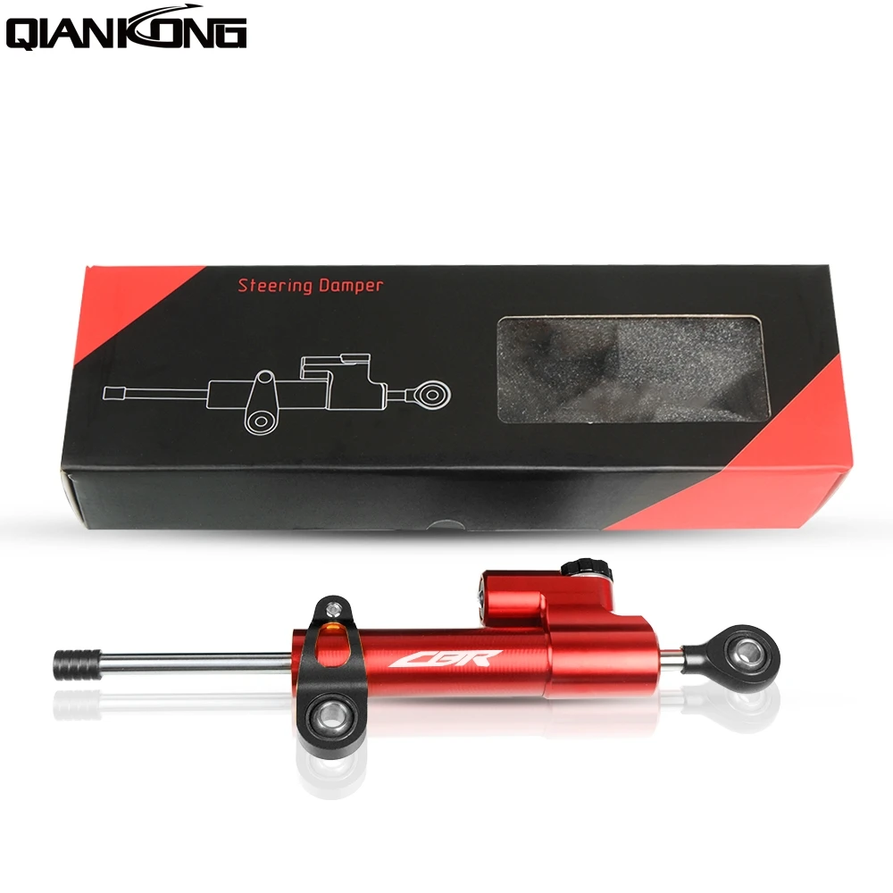 Universal Motorcycle Aluminum Steering Stabilizer Damper For Honda Cbr