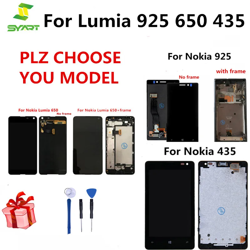 ЖК дисплей для Nokia Lumia 650 435 925 в сборе дигитайзер Рамка сенсорный экран|Экраны