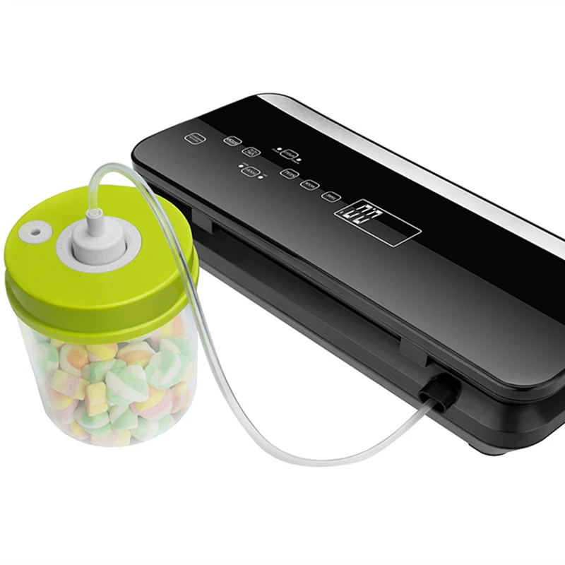 Vacuum Food Container for vacuum sealer Large Capacity Kitchen Jars Round Shape canister 2200ml | Дом и сад