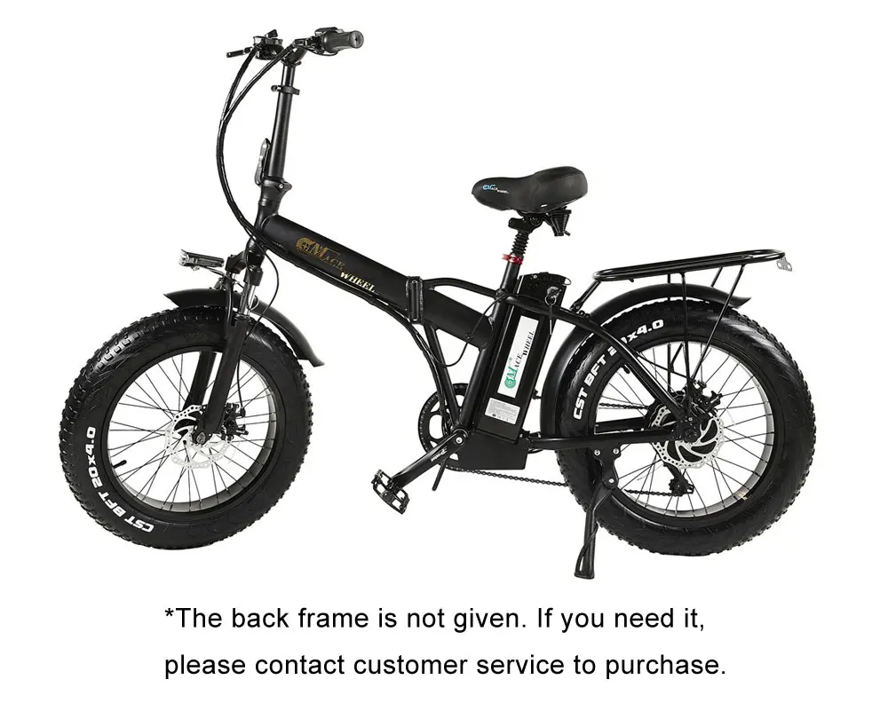 Electric bicycle GW20 Fat tire 4.0 Folding bicycle 20 inches 15AH CMACEWHEEL