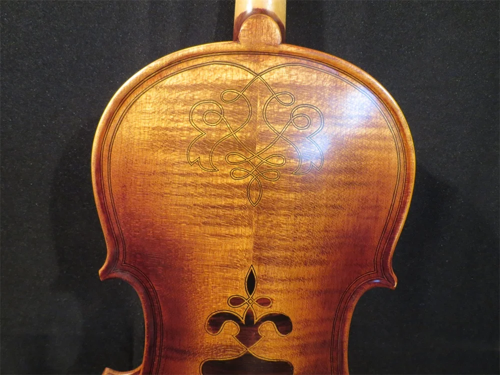 Красивая Резная песня бренд maestro инкрустация палисандр 4/4 скрипка, сладкий тон#14316