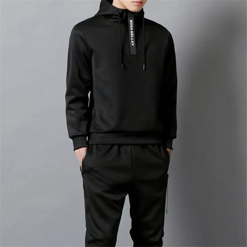 Men's Tracksuit Sets 2020 spring Autumn Hoodeds Male Casual Sportswear 2 Piece Sweatshirt + Sweatpants Set pullover hoodies Men's Tracksuit Sets 2020 spring Autumn Hoodeds Male Casual Sportswear 2 Piece Sweatshirt + Sweatpants Set pullover hoodies