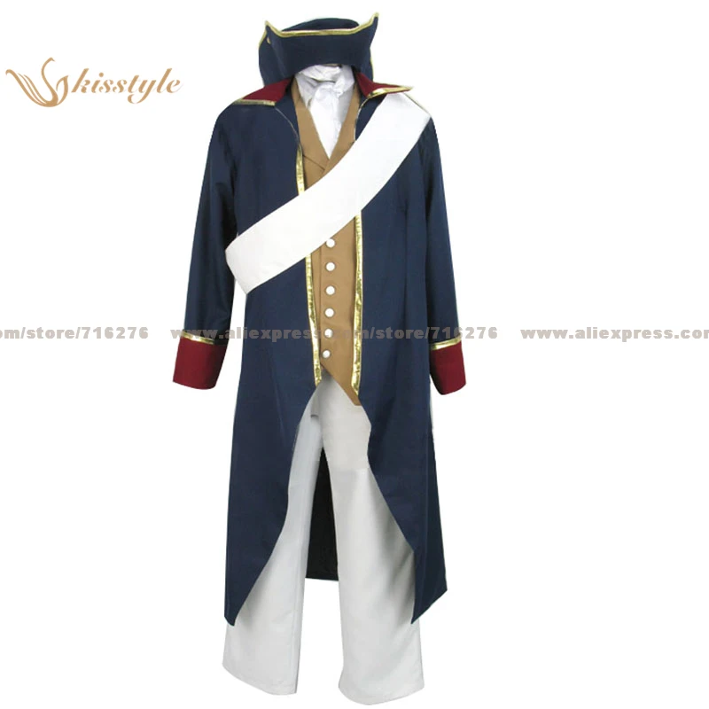

Kisstyle Fashion Hetalia: Axis Powers Ludwig Germany Uniform COS Clothing Cosplay Costume NEW,Customized Accepted