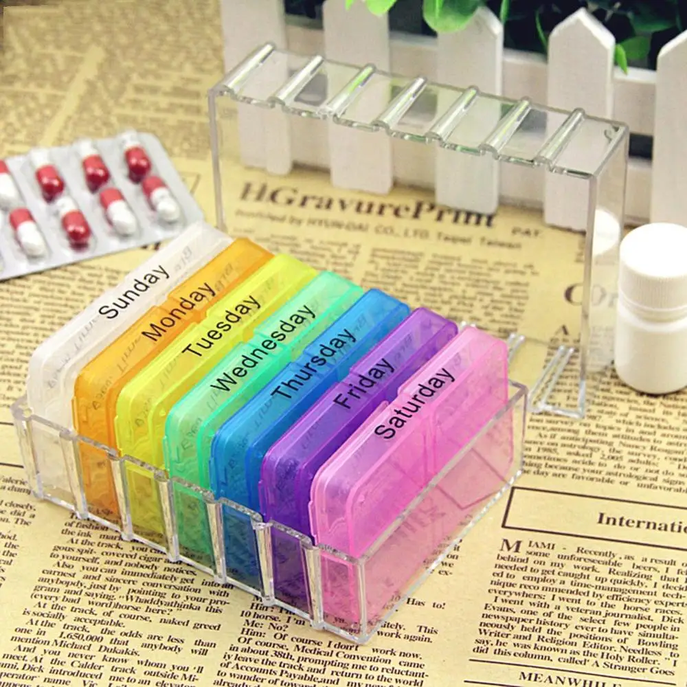Small Pill Box Portable One Week Sealed Medicine Box 7 Layer Folding Small Pill Case Medicine 1 Small Pill Box Portable One Week Sealed Medicine Box 7 Layer Folding Small Pill Case Medicine 5