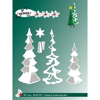 

AliliArts Metal Cutting Dies Snowy Trees diy Scrapbooking Photo Album Decorative Embossing PaperCard Crafts Die 2020