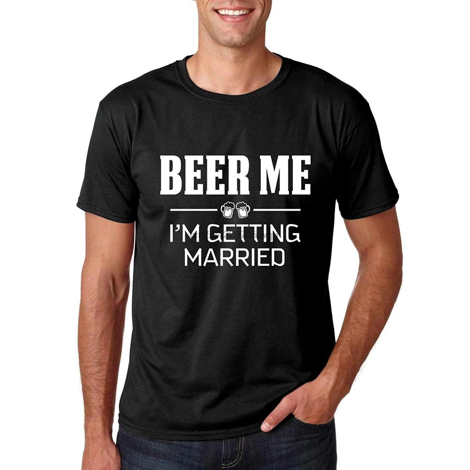 AW Fashions Beer Me I'm gearing-забавные мужские вечерние футболки для жениха и | Мужская