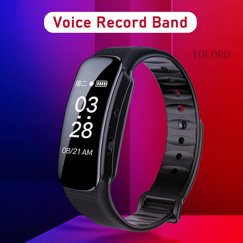 1080P HD Slim Mini Large OLED Screen Mini DV Camera Voice Video Recording Recorder Reporter Smart Wristband Band Watch Bracelet 1080P HD Slim Mini Large OLED Screen Mini DV Camera Voice Video Recording Recorder Reporter Smart Wristband Band Watch Bracelet