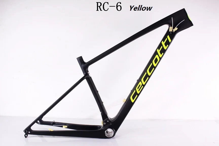 Новейшая карбоновая mtb рама 29er 27,5 ER 15 17 19 BSA BB30 коническая рама для горного велосипеда 2 года - Цвет: Ceccotti-6