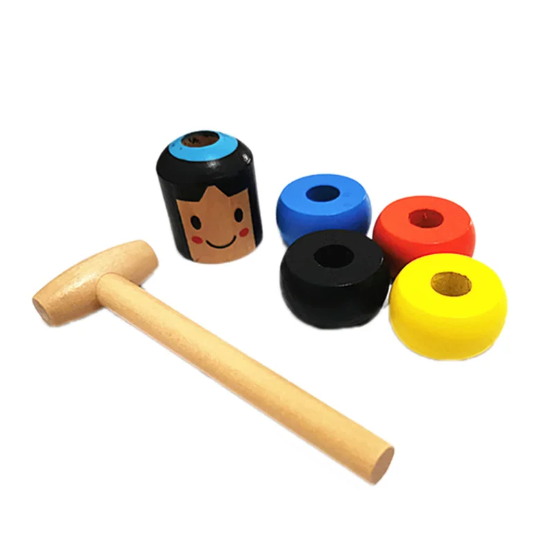 1 Набор небьющаяся деревянная Магическая игрушка Daruma для мужчин магические трюки