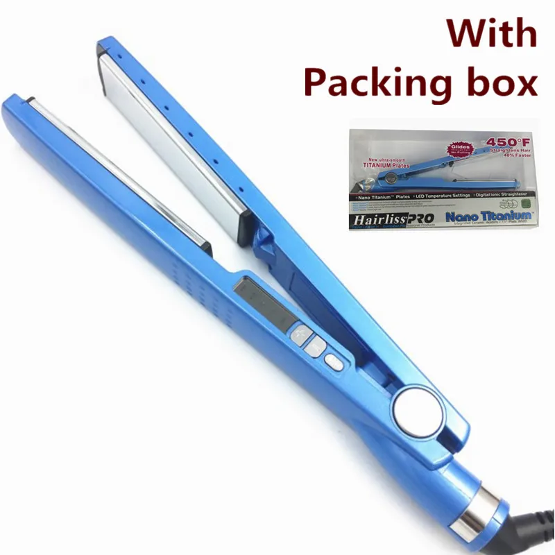 Straightener box Мини-выпрямитель для волос, керамический электронный нано титановый выпрямитель, пять терморегулирующих щеток для выпрямления волос, инструмент для выпрямления волос - Цвет: Straightener box