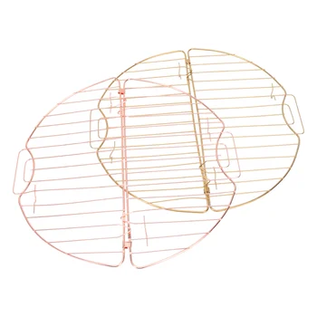 

2 Pcs Durable Convenient Useful Collapsible Rack Cake Cooling Rack Bread Holder Accessory Cake Stand for Home Cake Indoor Shop