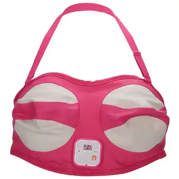 

Electric Breast Enlargement Massager Hot Compress Breast Massage Bra US Plug 100-240V Bust Enhancer Bra Chest Care a