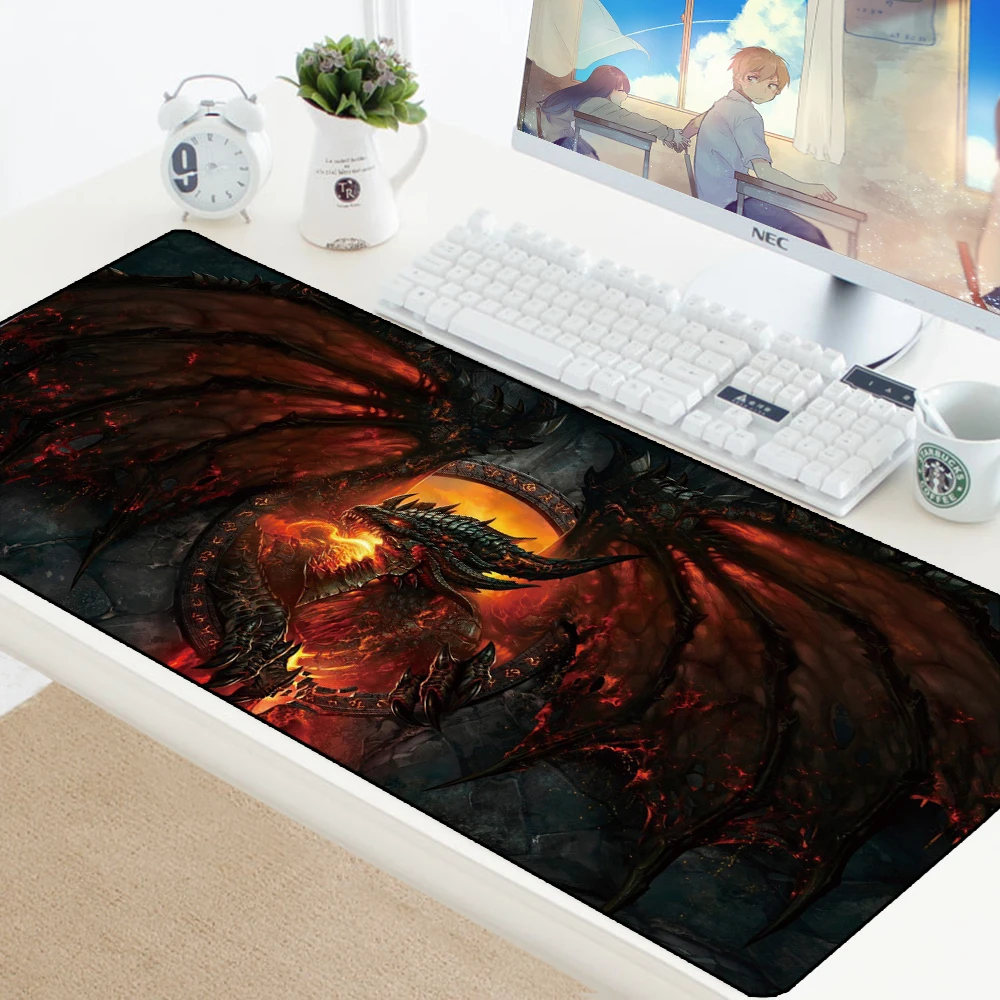  70*30cm Gaming Mouse Pad Large XL Dragon Computer Mousepad XL Rubber DIY Desk Mat for Laptop for LO