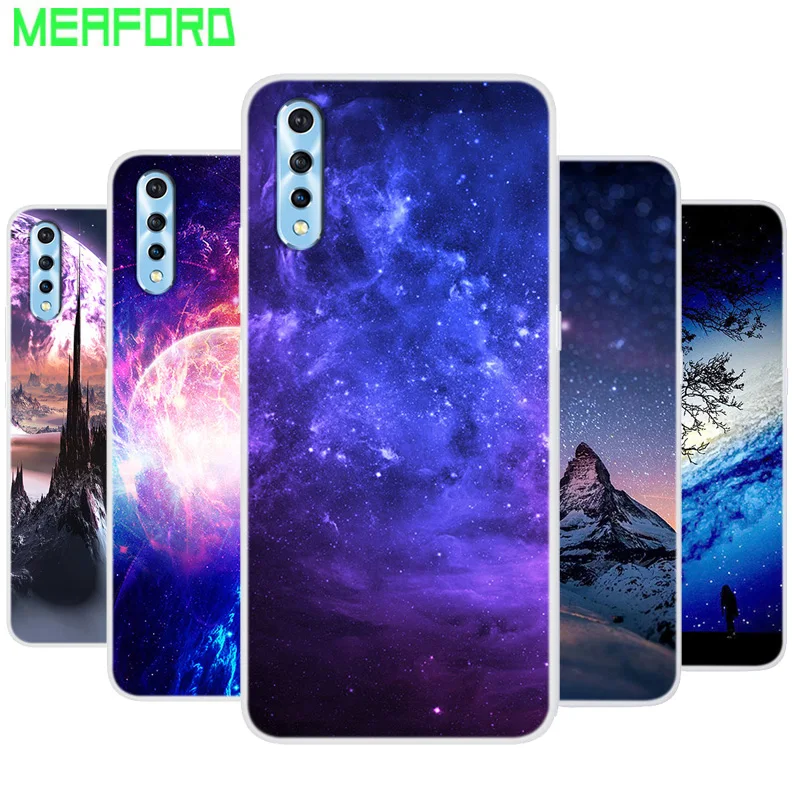 Силиконовый чехол для VIVO V17 Neo V17Neo мягкая задняя крышка с художественным принтом