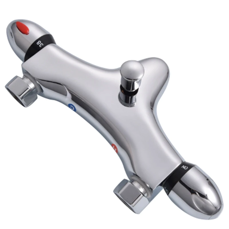 

Thermostatic Shower Faucets Set Bathroom Bathtub Thermostatic Mixer Tap Hot and Cold Bathroom Mixer Mixing Valve Brass Faucet Sh