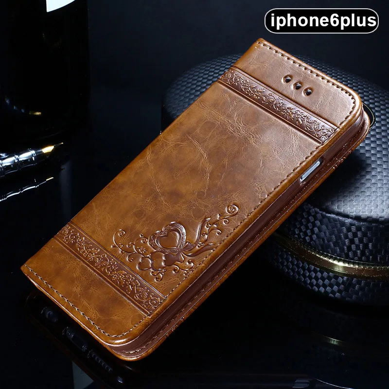 iPhone 6 Plus Новинка, распродажа, чехол для телефона из искусственной кожи, флип-бумажник для карт, Модный чехол для iPhone6s 7 8 Plus X - Цвет: iPhone 6 Plus