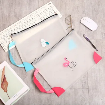 

Cute Flamingo Transparent PVC Cosmetic Bags Clear Bag For Women Travel Wash Waterproof Storage Bags Makeup Case Beauty Bags