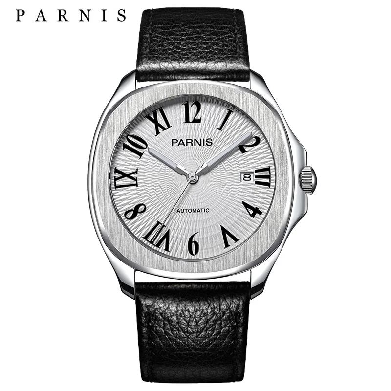 Parnis автоматические часы минималистичные часы мужские наручные часы Miyota сапфировое стекло механические часы relogio masculino подарок