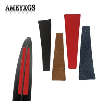 

1pc Shooting Accessories Bow Limbs Stabilizer Hunting Bow Recurve Bowstring Shock Absorber Leather Damper For Archery Sports