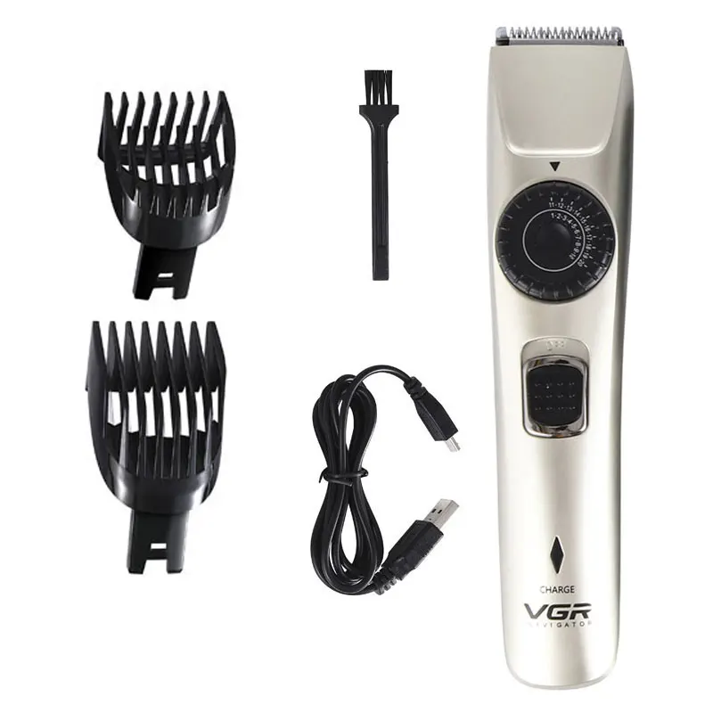 

Rechargeable Hair Clipper Men Professional Barber Electric Beard Trimmer Cordless Haircut Machine 1-20mm Adjustable Limit Comb