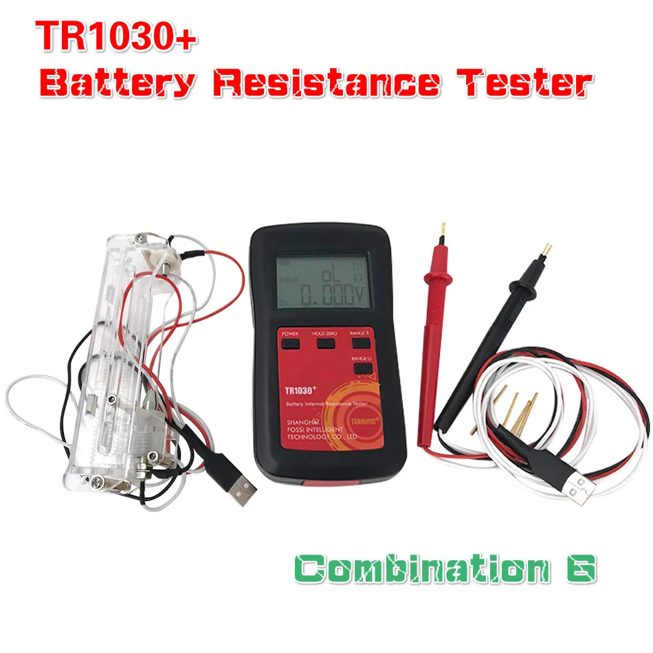 

Upgrade TR1030 Lithium Battery Internal Resistance Tester YR1030 18650 Nickel Hydride Lead Acid Alkaline Battery Tester C6