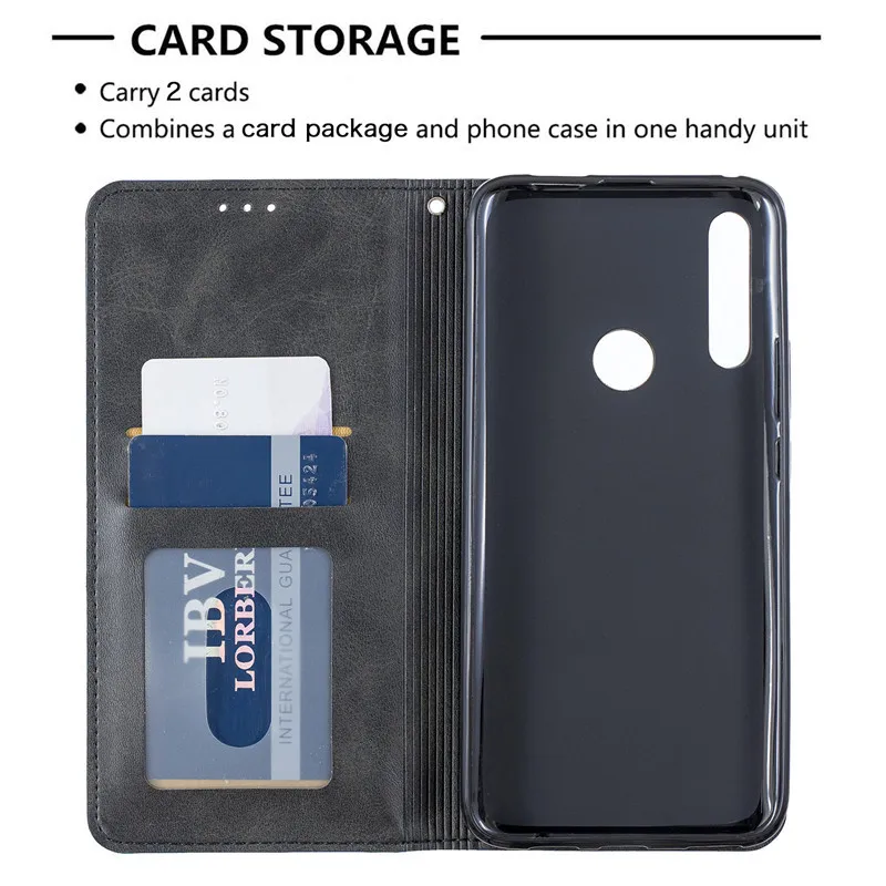Magnetic Leather Flip Stand Phone Case with Premium Cover Design