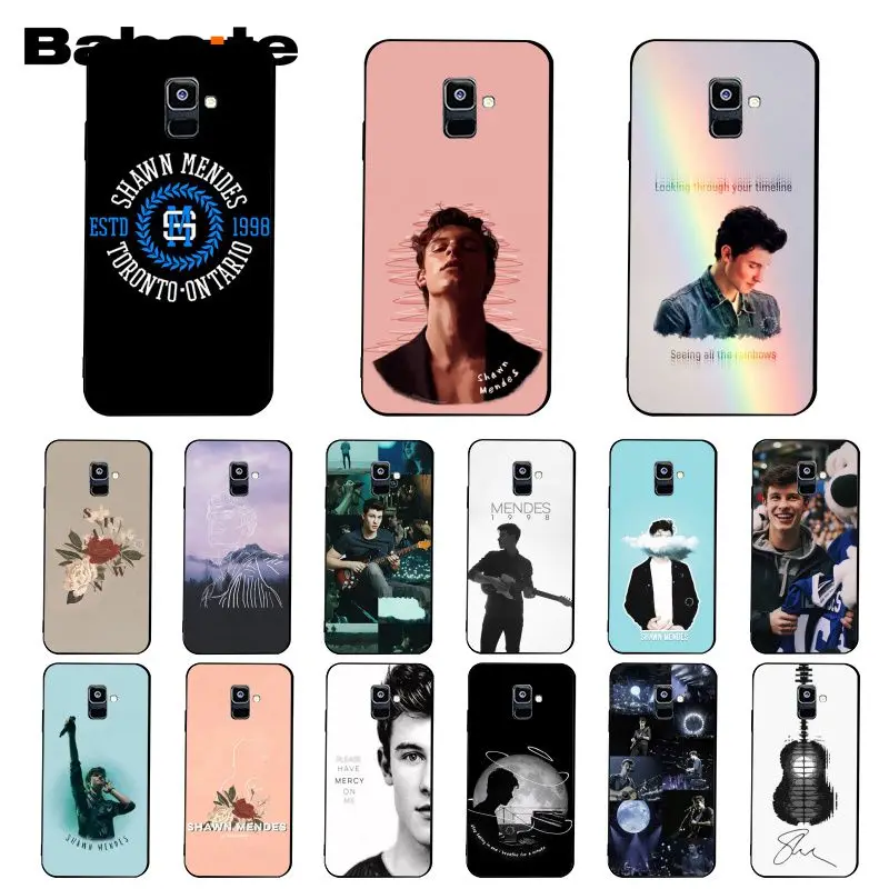 

Babaite Hit pop singer Shawn Mendes Magcon Phone Case Back For Samsung Galaxy A7 2018 A50 A70 A8 A3 A6 A6Plus A8Plus A9 2018