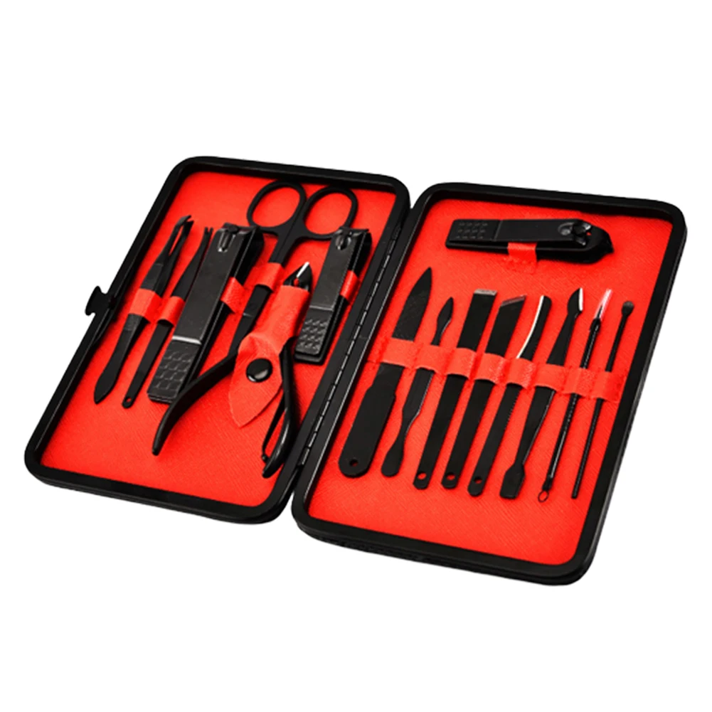 1 набор из нержавеющей стали кусачки для ногтей Ножницы Набор Пинцет Ножницы Пинцет Нож маникюр Дизайн ногтей резак Педикюр Маникюрный Инструмент