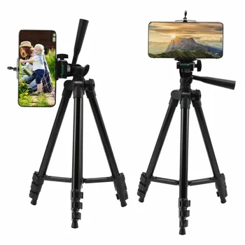 

Telescopic Tripod Stand Camera Phone Universal Holder for iPhone Tripod Adjustable Telescope Accessories for Mobile Phone