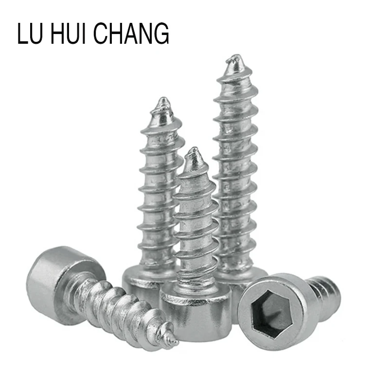 Luchang 20 шт M4 M5 шестигранные винты шурупы для дерева мебель раздвижные двери
