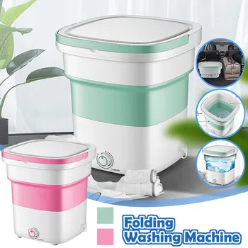 

1.8 liters Portable Folding Mini Ultrasonic Washing Machine Maternal And Infant Underwear towels Washer Cleaner FREE SHIPPING