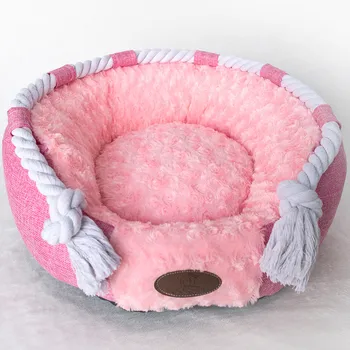

Detachable Washable Plush Kennel Dogs Pet Litter Deep Sleep Comfortable Cat Beds