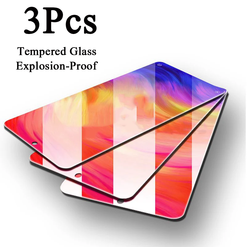 

3pcs 9H Tempered Glass On For Xiaomi Mi A2 Lite Play Screen Protector For Xiomi Mi Pocophone F1 Mix 3 Max3 Protective Film 2.5D
