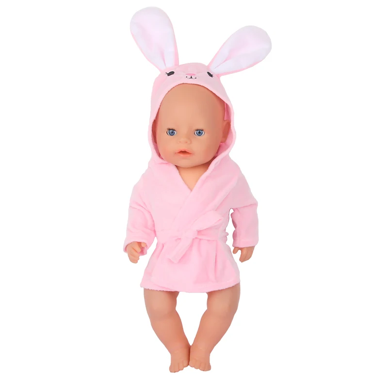 Vibrant Cartoon Animal Bathrobe for Dolls - Cute Baby Gift Accessory