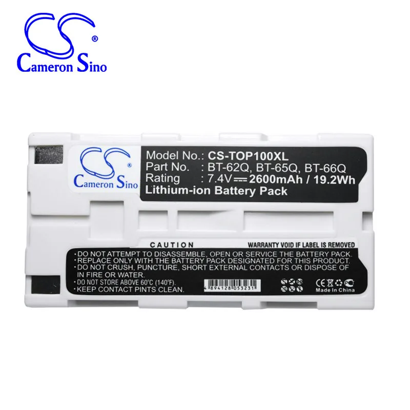 CameronSino для HIOKI LR8410 LR8510 LR8511 SOKKIA SHC250 сборщик данных SHC2500 TOPCON FC100 FC-100 FC-120 батарея |