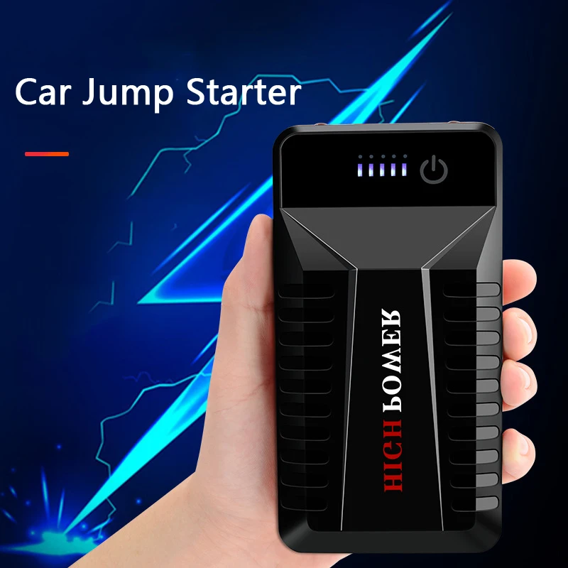 Starthilfe Auto Booster 28000mAh Power Bank für iPhone X 12V Auto Start  Gerät Auto Starter Ladegerät Notfall batterie Starter - AliExpress
