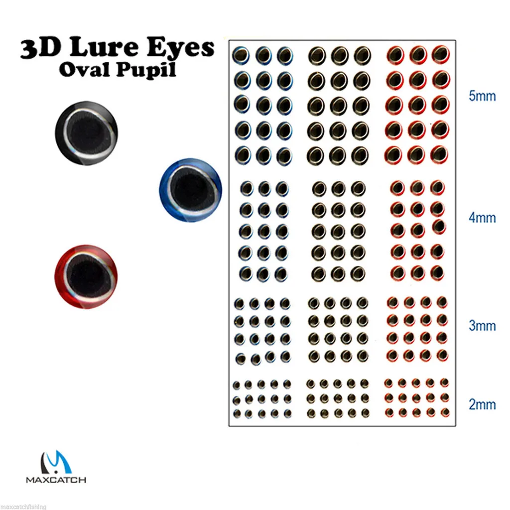 180pcs Epoxy Resin Sticker 3D Holographic Fishing Lure Eyes DIY Accessories