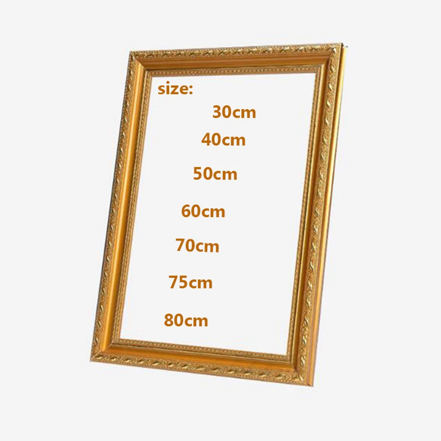 black golden DIY frame for картины по номерам canvas painting Poster Frame quadros de parede para sa House Decoration Home Decor
