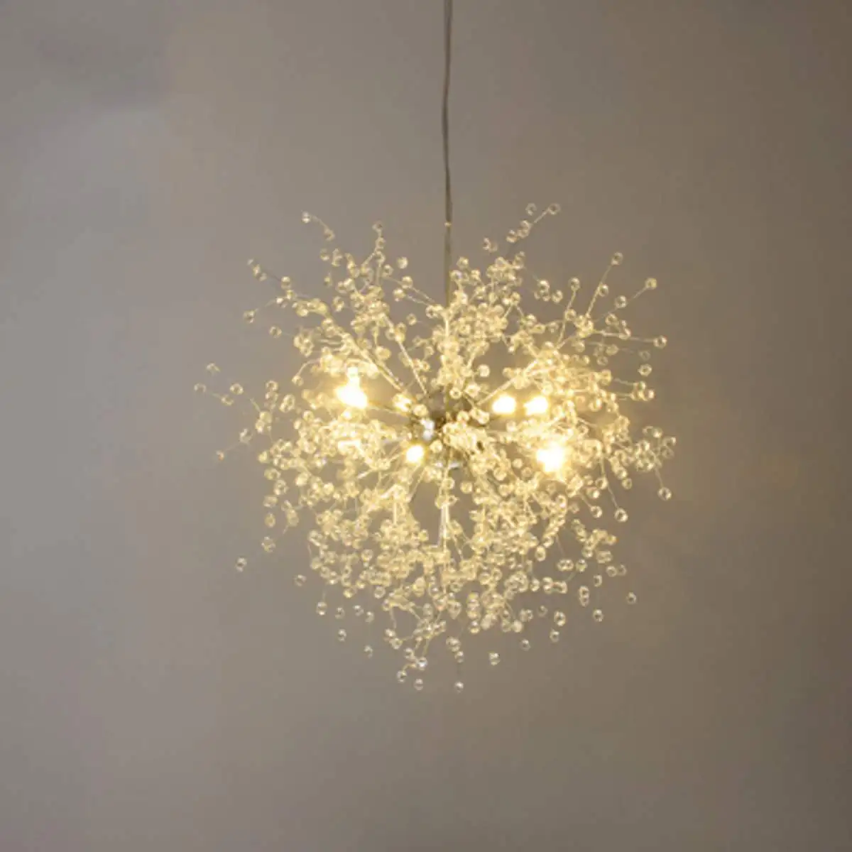 

Smuxi 8 Heads Modern LED Chandeliers Lights Dandelion Shape Lighting Hanging Lamp For Exhibition Hall Bedroom Dining Room Decor