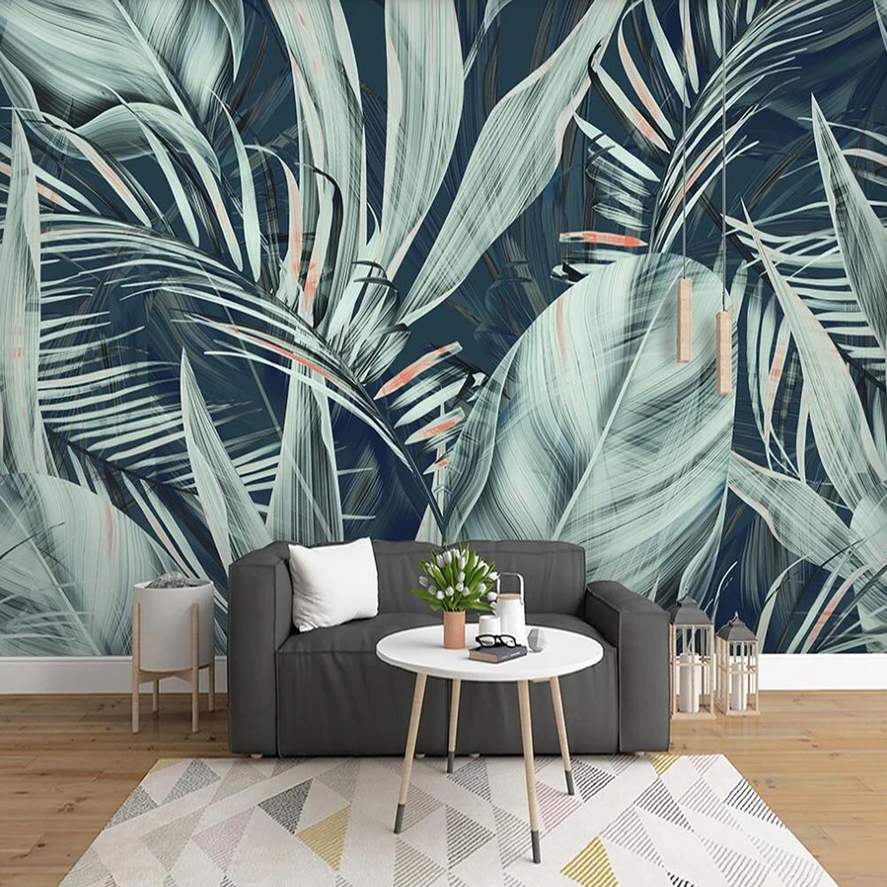 

Milofi Custom Large 3D Wallpaper Mural Medieval Tropical Rain Forest Flowers and Birds Background Wall Decoration Mural Wallpape