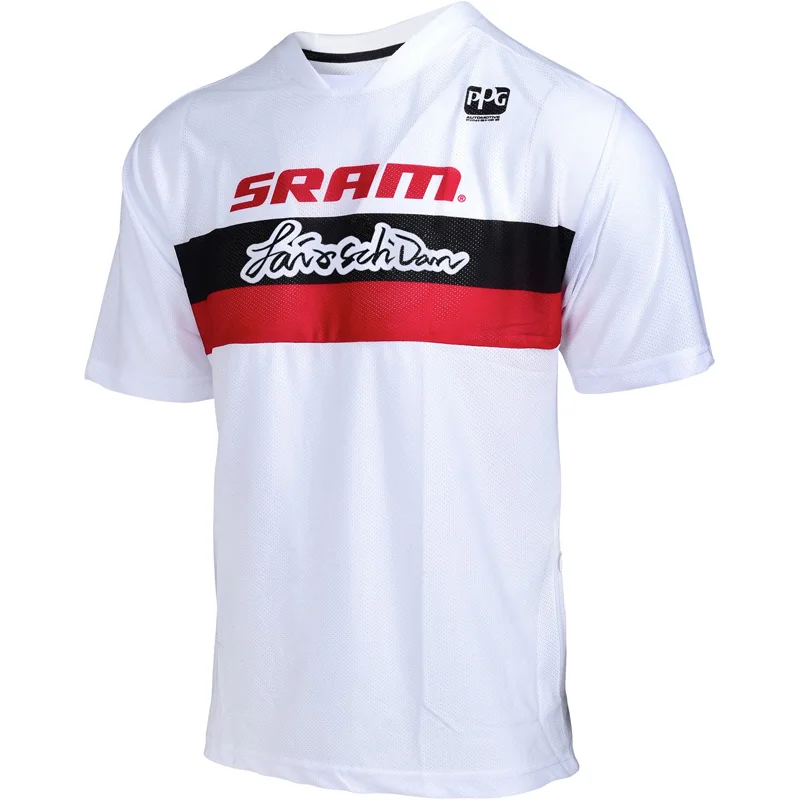 SPTGRVO, LairschDan,, эндуро, mtb, Джерси, moto cross, moto jersey, внедорожная гоночная одежда, быстросохнущая, для мужчин, dh, велосипедная футболка