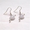 Ball of Yarn Earrings, Knitting Earrings, Wool Ball Jewellery, Knitting Present, Mothers Day Gift, Crafter Earrings 1