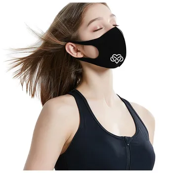 

1PCS maschere Cartoon Printed Reusable Face Cover Ice Silk To Against Dust Quick-drying masky mascaras Bag Parts & Accessories