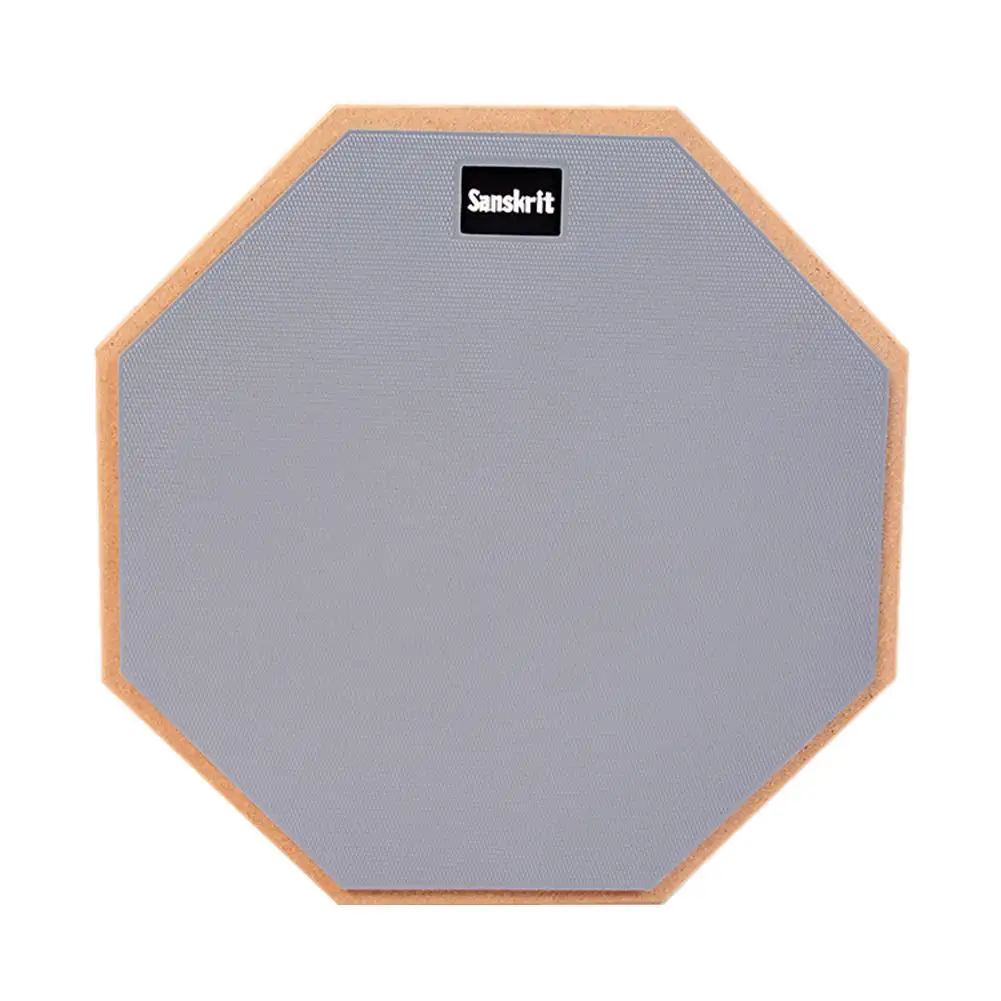 12 Inches 2 Sided Practice Pad Practice Drum Pad Children Practice Pad - Цвет: Gray