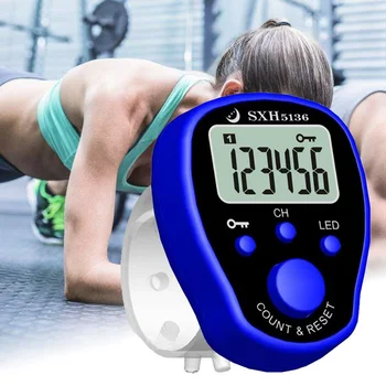 

New New five-channel chanting counter finger electronic counter chanting multi-function point counter bIue